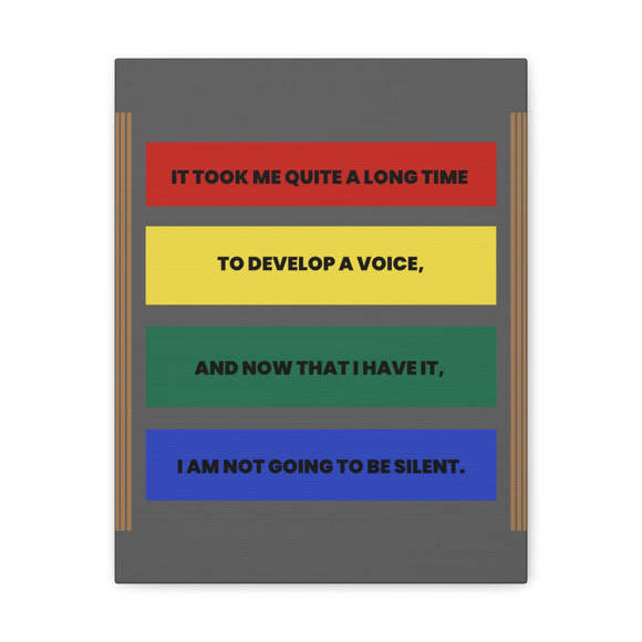 Inspirational Wall Art To Develop A Voice Motivation Wall Decor for Home Office